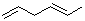 structure of CAS# 592-45-0, 1,4-Hexadiene