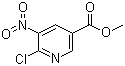 结构式 CAS# 59237-53-5, 6-氯-5-硝基烟酸甲酯