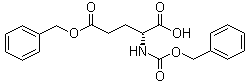 structure of CAS# 59486-73-6, N-Carbobenzoxy-D-glutamic acid gamma-benzyl ester