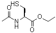structure of CAS# 59587-09-6, N-Acetyl-L-cysteine ethyl ester;(R)-Ethyl 2-acetamido-3-mercaptopropanoate; Ac-Cys-OEt; N-Acetyl-L-cysteine ethyl ester; N-Acetylcysteine ethyl ester