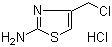 结构式 CAS# 59608-97-8, 2-氨基-4-氯甲基噻唑盐酸盐