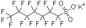 结构式 CAS# 60270-55-5, 全氟庚烷磺酸钾