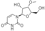 结构式 CAS# 6038-59-1, 3'-O-甲基尿苷