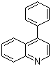 结构式 CAS# 605-03-8, 4-苯基喹啉