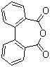 结构式 CAS# 6050-13-1, 联苯酸酐; 2,2'-联苯二甲酸酐