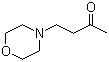结构式 CAS# 6050-58-4, 4-(吗啉-4-基)丁烷-2-酮