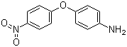 structure of CAS# 6149-33-3, 4-(4-Nitrophenoxy)aniline;4-Amino-4'-nitrodiphenyl ether