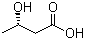 结构式 CAS# 6168-83-8, (S)-3-羟基丁酸