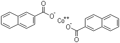 结构式 CAS# 61789-51-3, 环烷酸钴; 萘酸钴