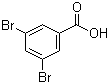 structure of CAS# 618-58-6, 3,5-Dibromobenzoic acid