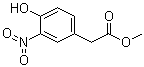 结构式 CAS# 61873-93-6, 3-硝基-4-羟基苯乙酸甲酯
