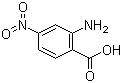 结构式 CAS# 619-17-0, 2-氨基-4-硝基苯甲酸; 4-硝基-2-氨基苯甲酸