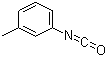 结构式 CAS# 621-29-4, 异氰酸间甲苯酯; 间甲苯基异氰酸酯; 间甲苯异氰酸酯