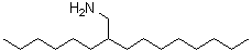 结构式 CAS# 62281-05-4, 2-己基癸烷-1-胺