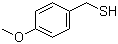 结构式 CAS# 6258-60-2, 4-甲氧基苄硫醇