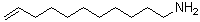 structure of CAS# 62595-52-2, 11-Amino-1-undecene;10-Undecenylamine; 10-Undecen-1-amine