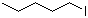 structure of CAS# 628-17-1, 1-Iodopentane;n-Amyl iodide