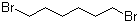 structure of CAS# 629-03-8, 1,6-Dibromohexane ;Hexamethylene dibromide