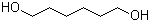 structure of CAS# 629-11-8, 1,6-Hexanediol;Hexamethylene glycol