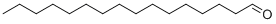 structure of CAS# 629-80-1, Hexadecanal