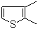 结构式 CAS# 632-16-6, 2,3-二甲基噻吩