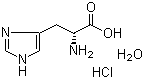 structure of CAS# 6341-24-8, D-Histidine hydrochloride monohydrate;D-2-Amino-3-(4-imidazolyl)propionic acid hydrochloride monohydrate