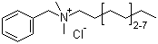 structure of CAS# 63449-41-2, Benzalkonium chloride;C8-18-Alkylbenzyldimethylammonium chloride