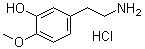 结构式 CAS# 645-33-0, 4-O-甲基多巴胺盐酸盐