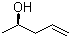 结构式 CAS# 64584-92-5, (R)-(-)-4-戊烯-2-醇