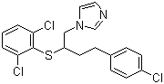structure of CAS# 64872-76-0, Butoconazole;1-[4-(4-Chlorophenyl)-2-(2,6-dichlorophenyl)sulfanyl-butyl]imidazole