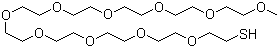 结构式 CAS# 651042-85-2, 2,5,8,11,14,17,20,23,26,29-十氧杂三十一烷-31-硫醇