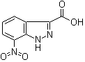 结构式 CAS# 660823-32-5, 7-硝基-1H-吲唑-3-甲酸