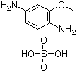 structure of CAS# 66671-82-7, 2,5-Diaminoanisole sulfate;2-Methoxybenzene-1,4-diamine sulphate