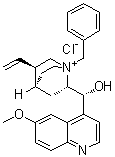 structure of CAS# 67174-25-8, (-)-N-Benzylquininium chloride;1-Benzylquininium chloride; N-Benzylquininium chloride; Quibec
