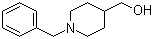 结构式 CAS# 67686-01-5, 1-苄基-4-哌啶甲醇