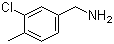 结构式 CAS# 67952-93-6, 3-氯-4-甲基苄胺