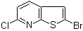 结构式 CAS# 68236-35-1, 2-溴-6-氯噻吩并[2,3-b]吡啶