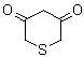 结构式 CAS# 6881-49-8, 2H-噻喃-3,5(4H,6H)-二酮