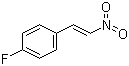 structure of CAS# 706-08-1, 1-Fluoro-4-(2-nitrovinyl)benzene;1-(4-Fluorophenyl)-2-nitroethylene; 4-Fluoro-beta-nitrostyrene; (E)-1-Fluoro-4-(2-nitrovinyl)benzene