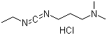 structure of CAS# 7084-11-9, 1-(3-Dimethylaminopropyl)-3-ethylcarbodiimide hydrochloride;N-(3-Dimethylaminopropyl)-3-ethylcarbodiimide hydrochloride; N-[3-(Dimethylamino)propyl]-N'-ethylcarbodiimide hydrochloride