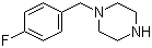 结构式 CAS# 70931-28-1, 1-(4-氟苄基)哌嗪