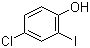 结构式 CAS# 71643-66-8, 4-氯-2-碘苯酚