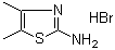 结构式 CAS# 7170-76-5, 2-氨-4,5-二甲基噻唑氢溴酸盐