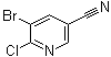 结构式 CAS# 71702-01-7, 3-溴-2-氯-5-氰基吡啶