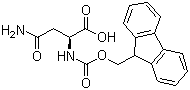 structure of CAS# 71989-16-7, N-Fmoc-L-Asparagine;Fmoc-Asn-OH; Fmoc-L-Asparagine; Nalpha-(9-Fluorenylmethoxycarbonyl)-L-asparagine