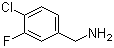 结构式 CAS# 72235-58-6, 4-氯-3-氟苄胺