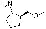 structure of CAS# 72748-99-3, (R)-(+)-1-Amino-2-(methoxymethyl)pyrrolidine
