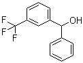 structure of CAS# 728-80-3, 3-(Trifluoromethyl)benzhydrol;[3-(Trifluoromethyl)phenyl]phenylmethanol
