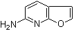 结构式 CAS# 73010-07-8, 呋喃并[2,3-b]吡啶-6-胺