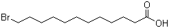 structure of CAS# 73367-80-3, 12-Bromododecanoic acid